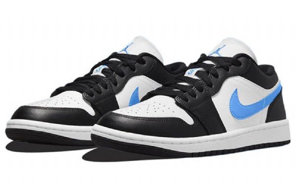 Nike Air Jordan 1 Matalat Topit Retro Koripallokengät Naisille Musta Sininen