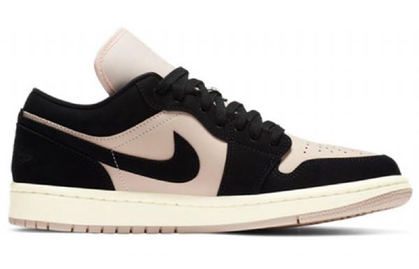 Nike Air Jordan 1 Matalat Topit Retro-koripallokengät Naisille Mustat