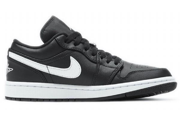 Nike Air Jordan 1 Matalat Topit Retro-koripallokengät Naisille Mustat