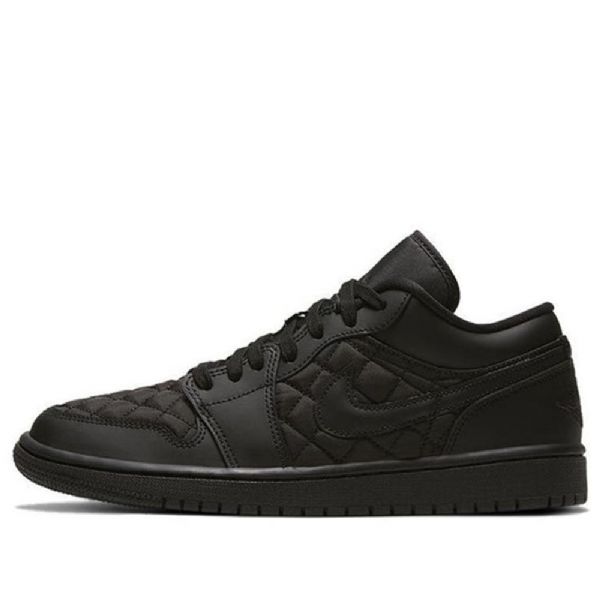 Nike Air Jordan 1 Matalat Topit Retro-koripallokengät Naisille Mustat