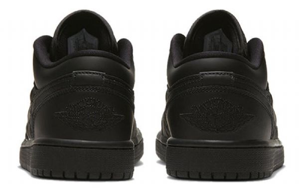 Nike Air Jordan 1 Matalat Topit Retro-koripallokengät Naisille Mustat