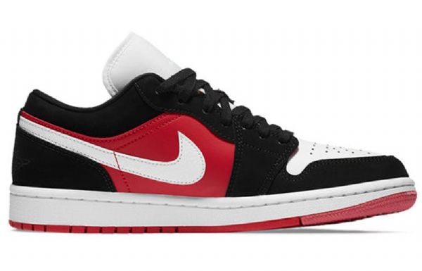 Nike Air Jordan 1 Matalat Topit Retro Koripallokengät Naisille Punainen Musta