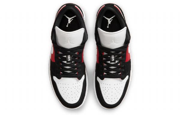 Nike Air Jordan 1 Matalat Topit Retro Koripallokengät Naisille Punainen Musta