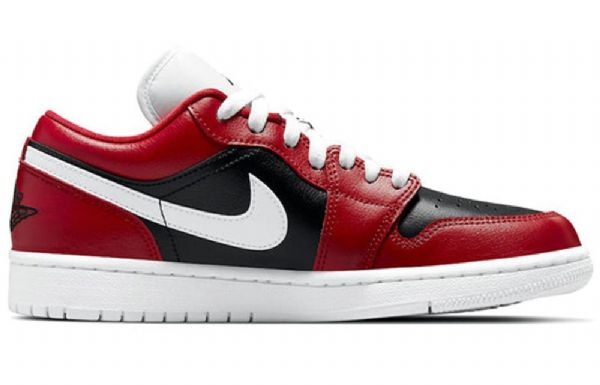 Nike Air Jordan 1 Matalat Topit Retro Koripallokengät Naisille Punainen Valkoinen
