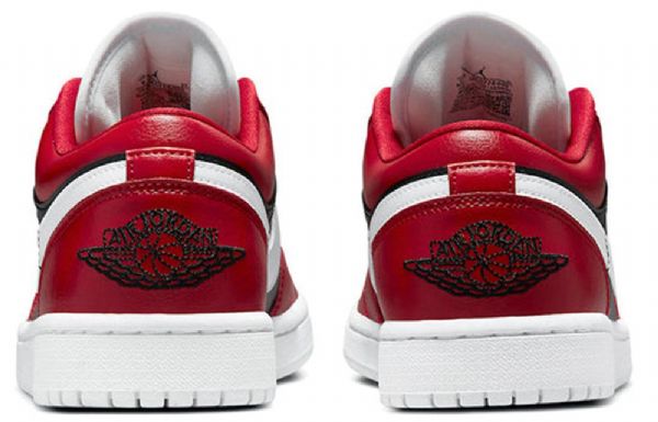 Nike Air Jordan 1 Matalat Topit Retro Koripallokengät Naisille Punainen Valkoinen