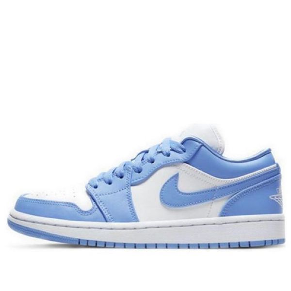 Nike Air Jordan 1 Matalat Topit Retro Koripallokengät Naisille Sininen Valkoinen