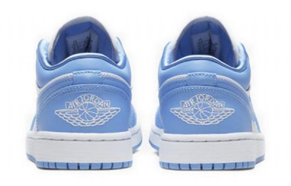 Nike Air Jordan 1 Matalat Topit Retro Koripallokengät Naisille Sininen Valkoinen