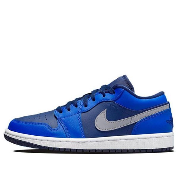 Nike Air Jordan 1 Matalat Topit Retro Koripallokengät Naisille Sininen Valkoinen