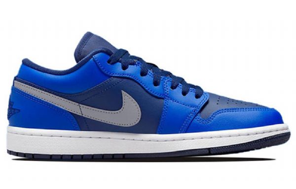 Nike Air Jordan 1 Matalat Topit Retro Koripallokengät Naisille Sininen Valkoinen