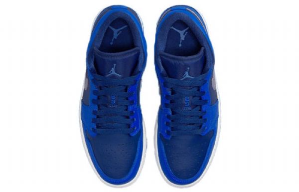 Nike Air Jordan 1 Matalat Topit Retro Koripallokengät Naisille Sininen Valkoinen