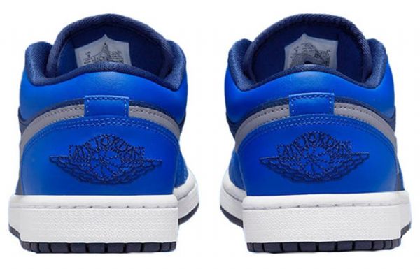 Nike Air Jordan 1 Matalat Topit Retro Koripallokengät Naisille Sininen Valkoinen