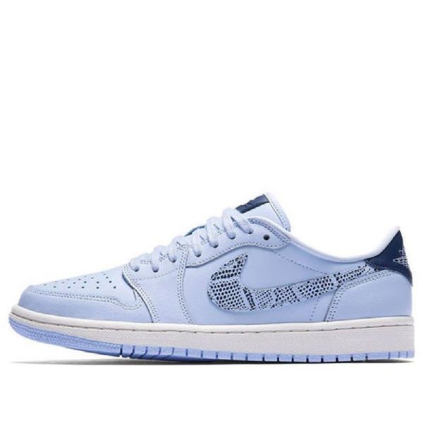 Nike Air Jordan 1 Matalat Topit Retro-koripallokengät Naisille Siniset