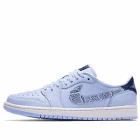 Nike Air Jordan 1 Matalat Topit Retro-koripallokengät Naisille Siniset