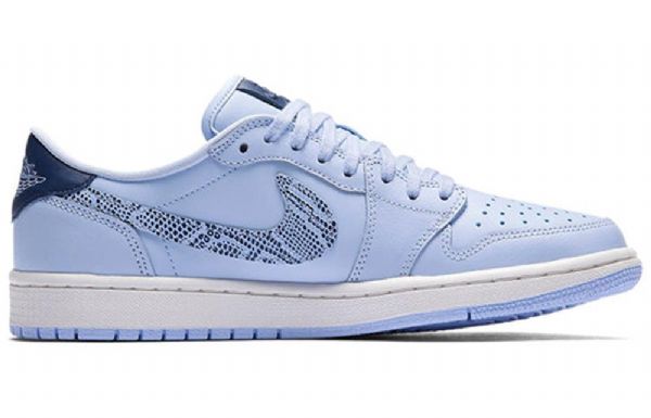 Nike Air Jordan 1 Matalat Topit Retro-koripallokengät Naisille Siniset