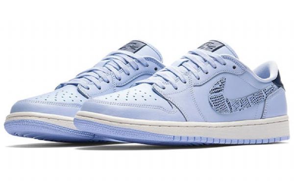 Nike Air Jordan 1 Matalat Topit Retro-koripallokengät Naisille Siniset