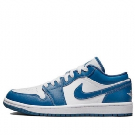 Nike Air Jordan 1 Matalat Topit Retro-koripallokengät Naisille Siniset