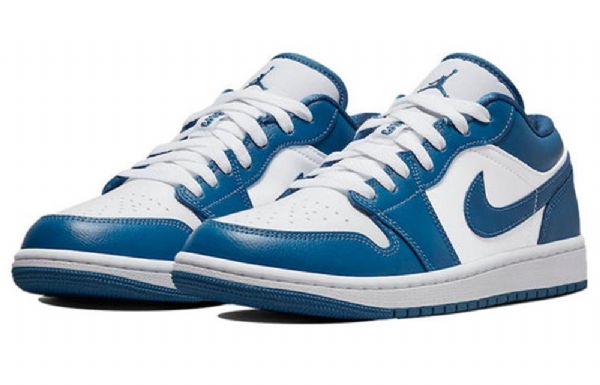 Nike Air Jordan 1 Matalat Topit Retro-koripallokengät Naisille Siniset