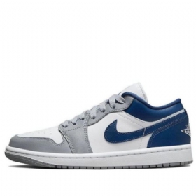 Nike Air Jordan 1 Matalat Topit Retro-koripallokengät Naisille Siniset