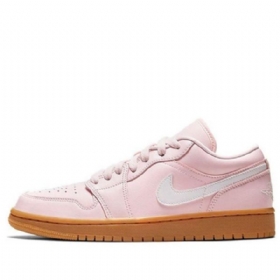 Nike Air Jordan 1 Matalat Topit Retro-koripallokengät Naisille Vaaleanpunainen