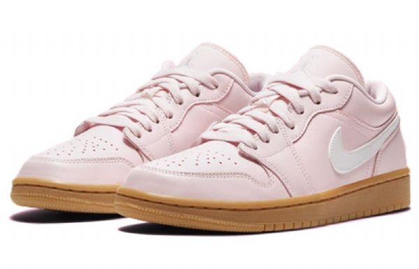 Nike Air Jordan 1 Matalat Topit Retro-koripallokengät Naisille Vaaleanpunainen