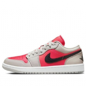 Nike Air Jordan 1 Matalat Topit Retro-koripallokengät Naisille Vaaleanpunainen