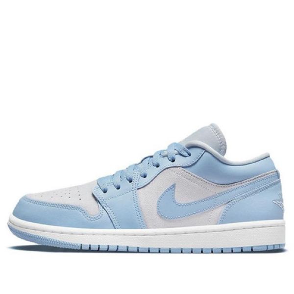 Nike Air Jordan 1 Matalat Topit Retro-koripallokengät Naisille Vaaleansiniset