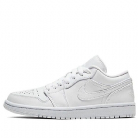 Nike Air Jordan 1 Matalat Topit Retro Koripallokengät Naisille Valkoinen
