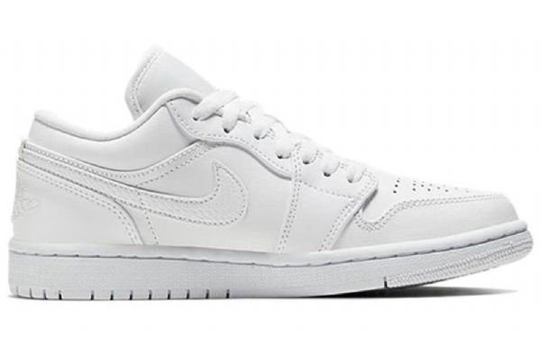 Nike Air Jordan 1 Matalat Topit Retro Koripallokengät Naisille Valkoinen