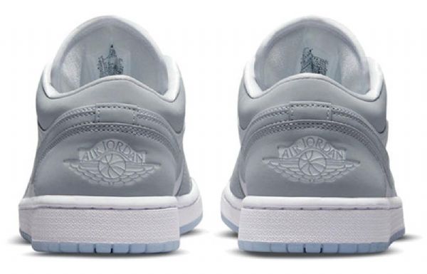 Nike Air Jordan 1 Matalat Topit Retro Koripallokengät Naisille Valkoinen Harmaa