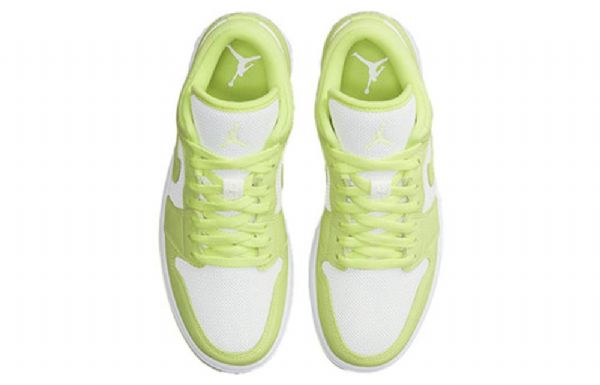 Nike Air Jordan 1 Matalat Topit Retro Koripallokengät Naisille Vihreä Valkoinen