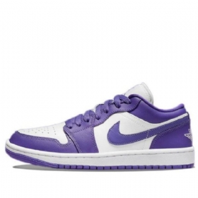 Nike Air Jordan 1 Matalat Topit Retro-koripallokengät Naisille Violetti