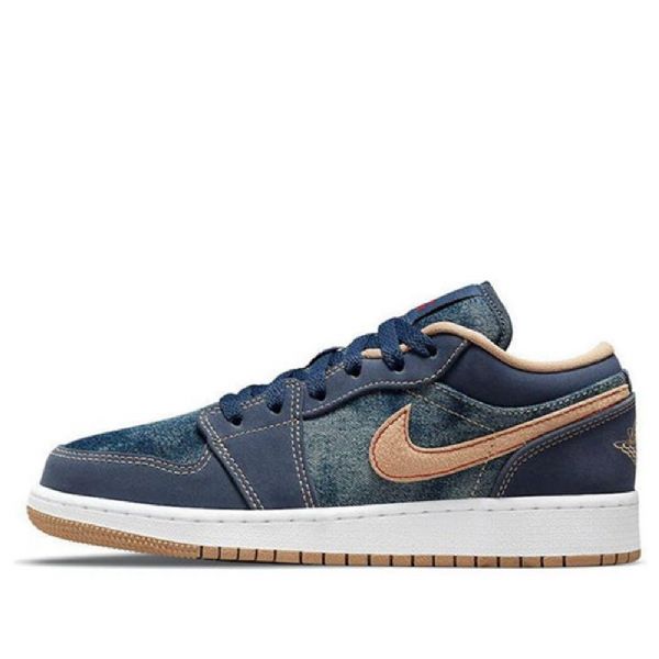 Nike Air Jordan 1 Matalat Topit Se Gs Retro Koripallokengät Miehille Laivastonsininen