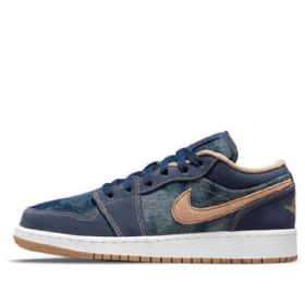 Nike Air Jordan 1 Matalat Topit Se Gs Retro Koripallokengät Miehille Laivastonsininen