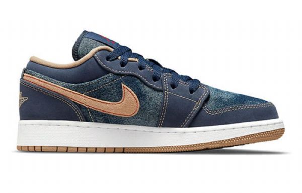 Nike Air Jordan 1 Matalat Topit Se Gs Retro Koripallokengät Miehille Laivastonsininen