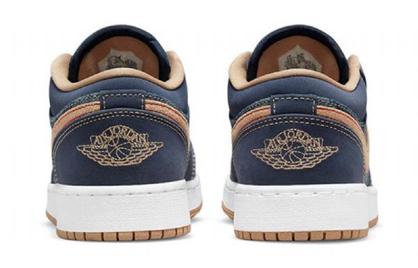 Nike Air Jordan 1 Matalat Topit Se Gs Retro Koripallokengät Miehille Laivastonsininen