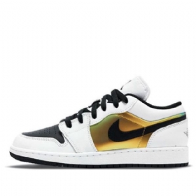Nike Air Jordan 1 Matalat Topit Se Gs Retro Koripallokengät Miehille Valkoinen Musta