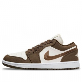 Nike Air Jordan 1 Matalat Topit Se Marathon-juoksukengät / Lenkkarit Naisille Vaalean Oliivinvihreä