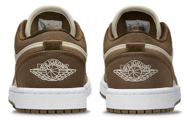 Nike Air Jordan 1 Matalat Topit Se Marathon-juoksukengät / Lenkkarit Naisille Vaalean Oliivinvihreä