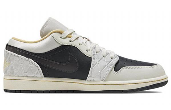 Nike Air Jordan 1 Matalat Topit Se Retro Koripallokengät Miehille Khaki Musta