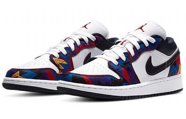 Nike Air Jordan 1 Matalat Topit Se Retro Koripallokengät Miehille Monivärinen