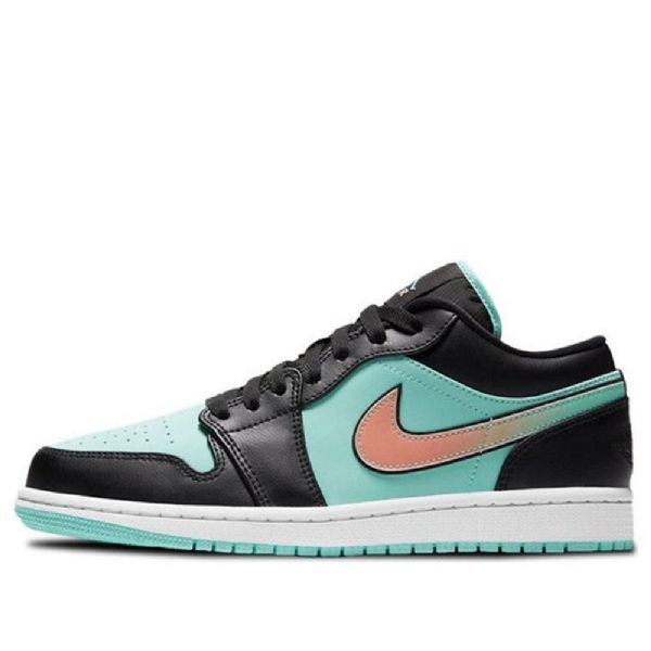 Nike Air Jordan 1 Matalat Topit Se Retro Koripallokengät Miehille Musta Turkoosi
