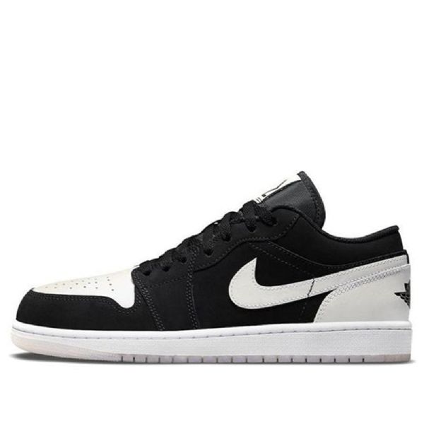 Nike Air Jordan 1 Matalat Topit Se Retro Koripallokengät Miehille Musta Valkoinen