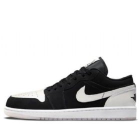 Nike Air Jordan 1 Matalat Topit Se Retro Koripallokengät Miehille Musta Valkoinen
