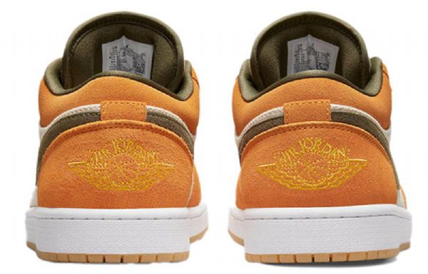 Nike Air Jordan 1 Matalat Topit Se Retro Koripallokengät Miehille Oranssi