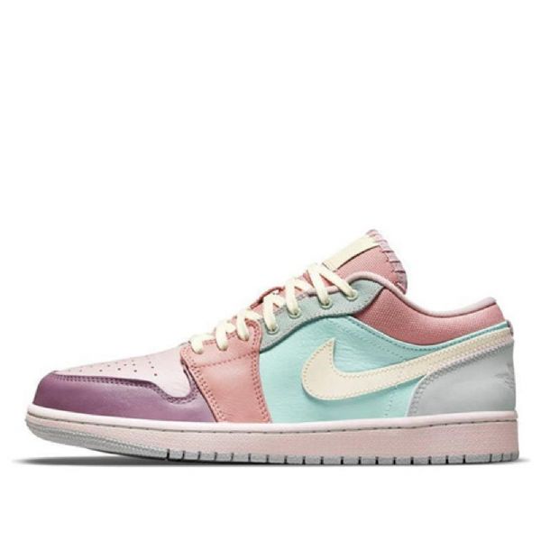 Nike Air Jordan 1 Matalat Topit Se Retro Koripallokengät Miehille Pinkki Purppuranvihreä
