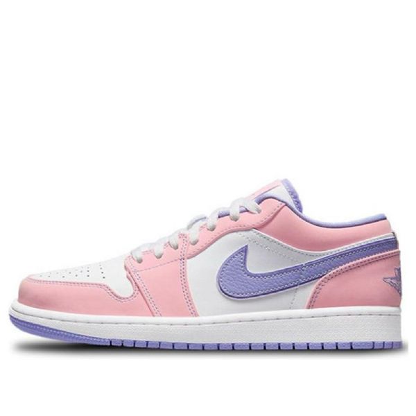 Nike Air Jordan 1 Matalat Topit Se Retro Koripallokengät Miehille Pinkki Violetti