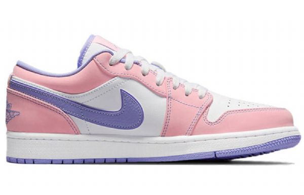 Nike Air Jordan 1 Matalat Topit Se Retro Koripallokengät Miehille Pinkki Violetti