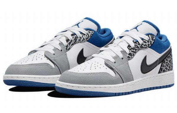 Nike Air Jordan 1 Matalat Topit Se Retro Koripallokengät Miehille Sininen