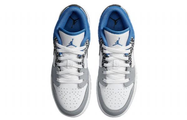 Nike Air Jordan 1 Matalat Topit Se Retro Koripallokengät Miehille Sininen