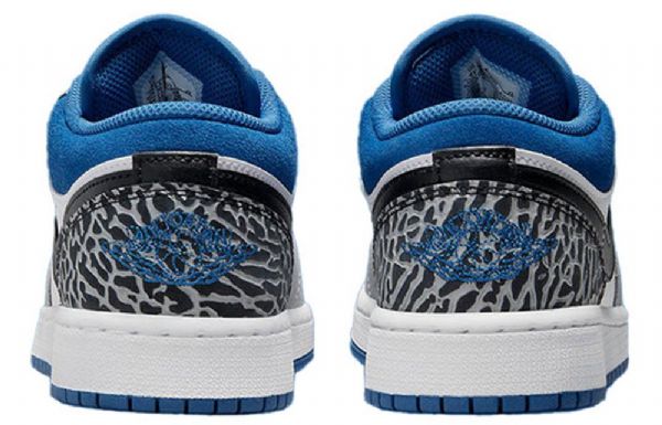 Nike Air Jordan 1 Matalat Topit Se Retro Koripallokengät Miehille Sininen